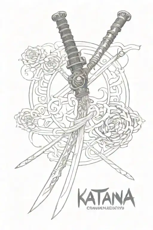 Katana With Chakaruto Inscription