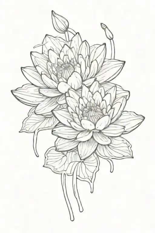 Lilly Pads And One Water Lilly