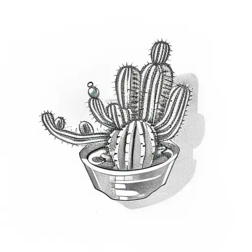 A Cactus Holding An Engagement Ring And Wearing A Sombrero