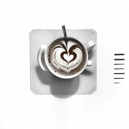 Cup Of Coffee With Cigarettes