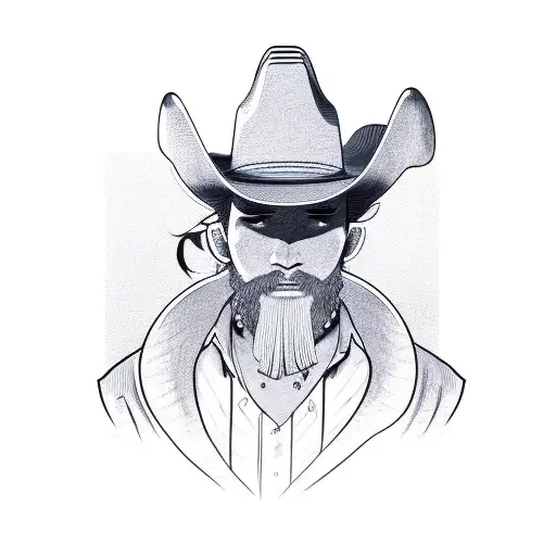 A Bowl Of Noodles With A Tilted Cowboy Hat On