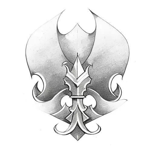 Hourglass Fleur De Lis Dagger