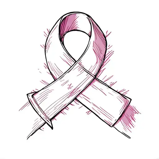 Fuck Cancer Ribbon Wrapping