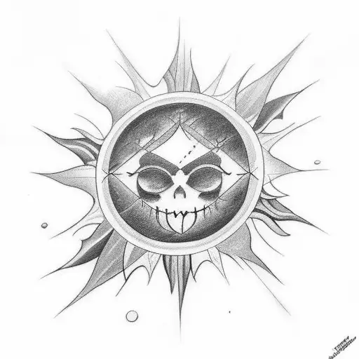 Create A Tattoo With The Name Rantie And A Picture Of The Sun