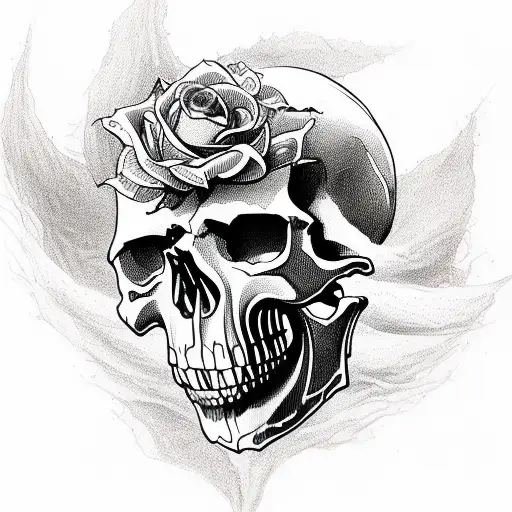 Skull Rose Scorpion