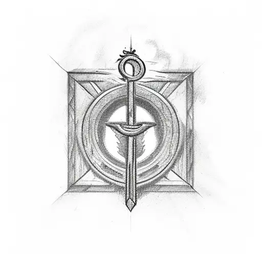 A Sketch-style Gallery Dept Logo With A Holy Ankh And A Subtle Frank Ocean Reference