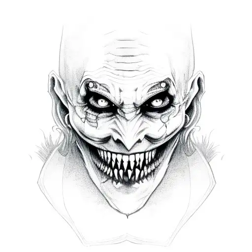 Scary Medieval Jester