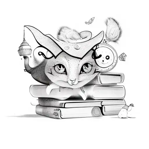 Cute Decorated Books With Word Love