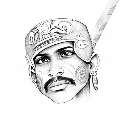 Dominican Taino Warrior