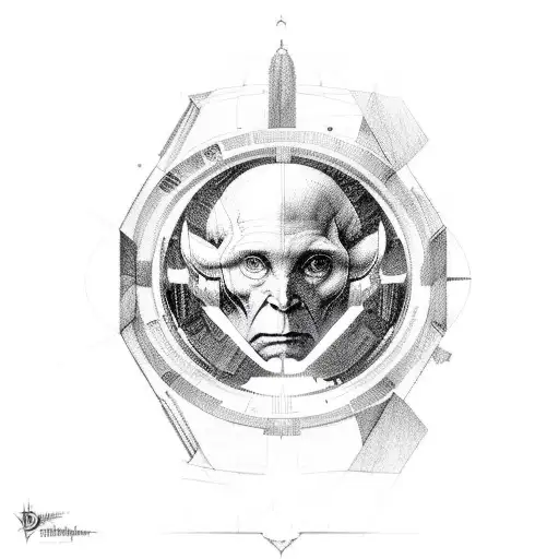 Create A Innovative Design Inspired By Da Vinci's Sketches With A Touch Of Star Trek Influence