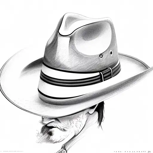 Santiags And Hat Of A Cowboy