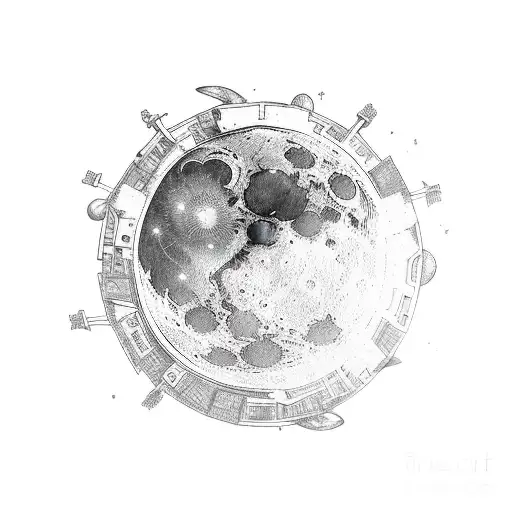 Cart Of Poker Of Moon And Start And Dead