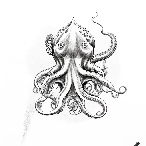 Trident With Octopus Tentacle