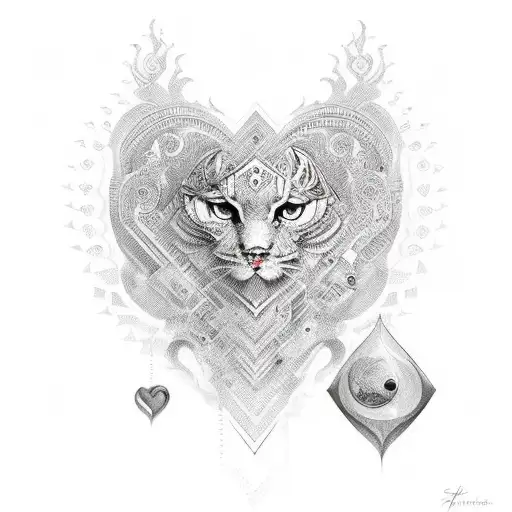 Tanuj Divya With Heart Symbol