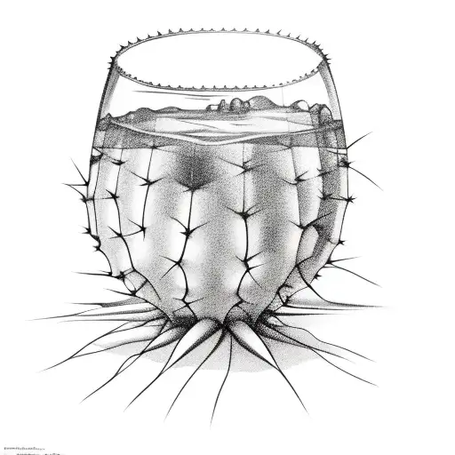 Cactus Wine Glass