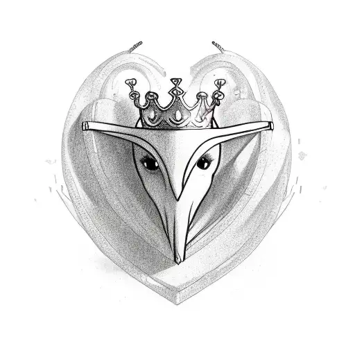 Heart Withe The Name Jordyn With A Crown