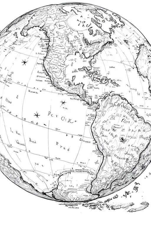 Dominican Republic On The Globe