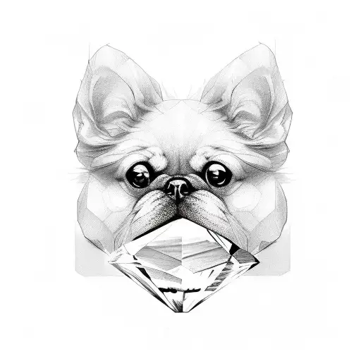 Diamonds And Dog Paw Prints