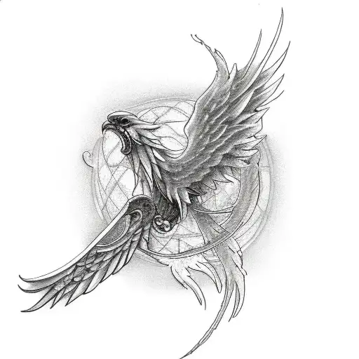 Combine A Phoenix And A Bicycle Chain In A