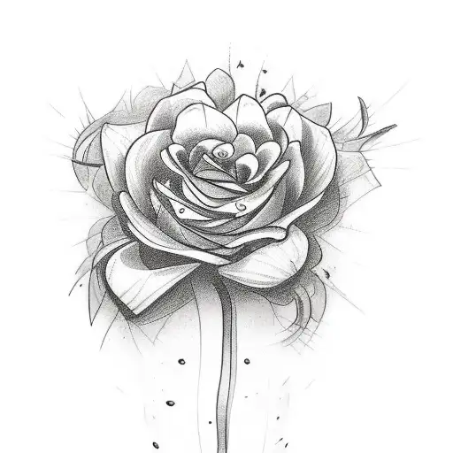 A Tattoo Of A Flower Vase With Different Types Of Flower