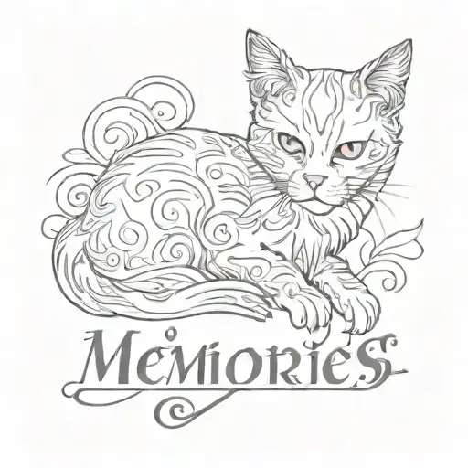 Memories Cat Name Written - O'malley
