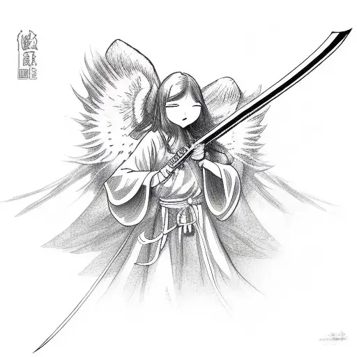 Angel With Katana