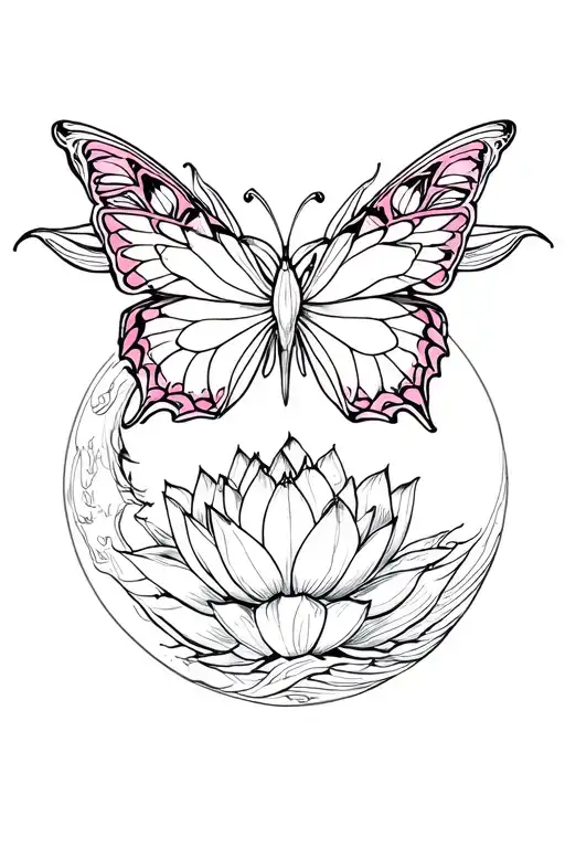 Lotus Butterfly Moon Analome