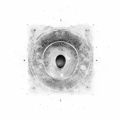 Fingerprint Inside Galaxy