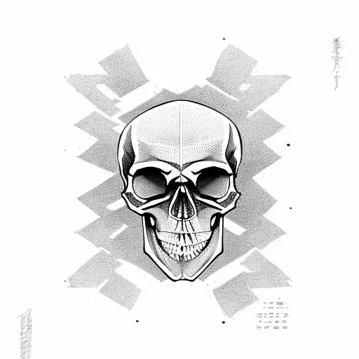 Skull With Quad Nods