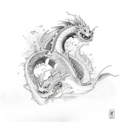 Koi Fish Grow Up To Dragon