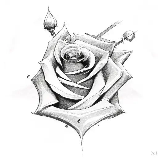 Black Rose With Swords