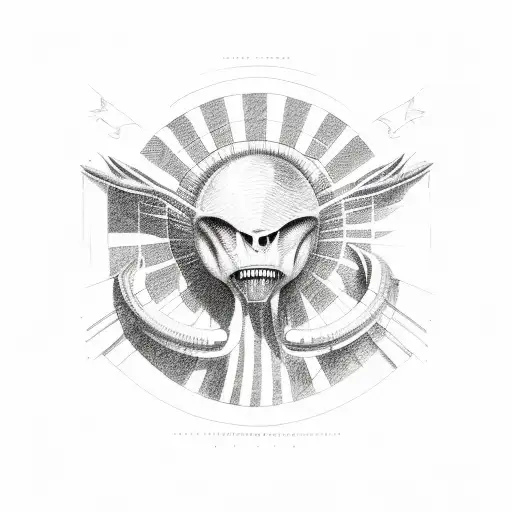 Alien American Flag Race Car