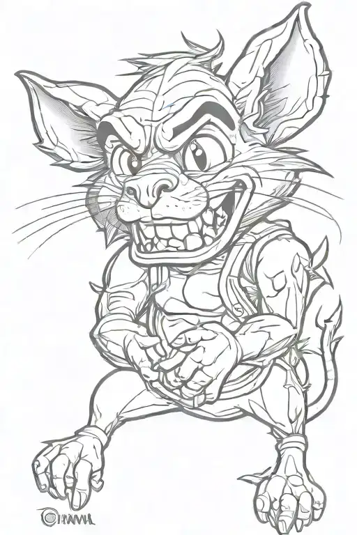 Taz Manian Devil Cartoon