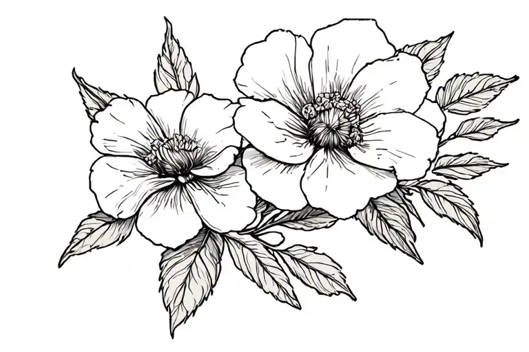 Cherokee Rose And Peach