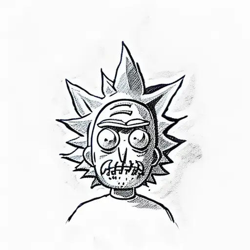 Rick And Morty On A Beach