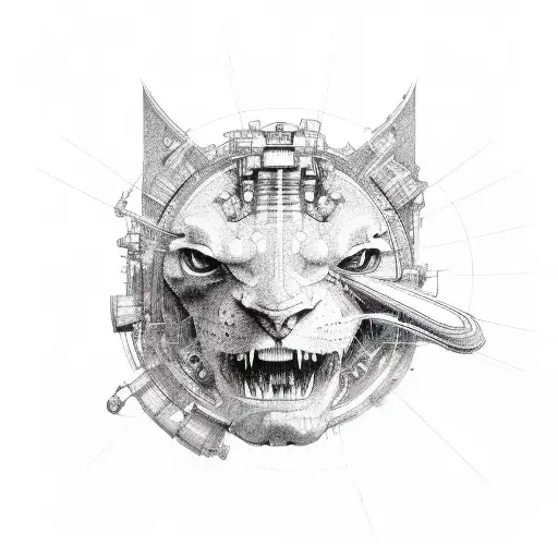 Mechanical Sketch And Space