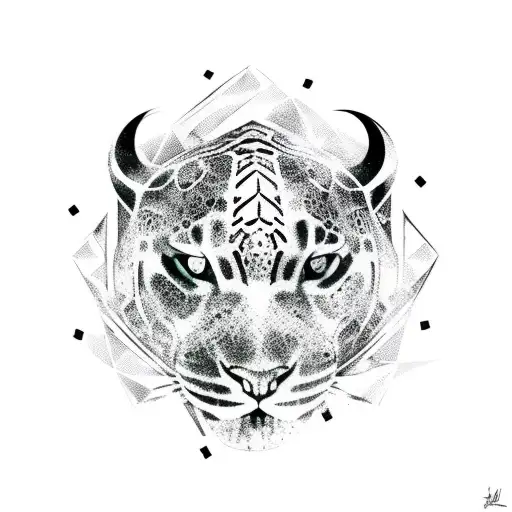 A Soccer Ball With A Hidden Panther Pattern Within The Design