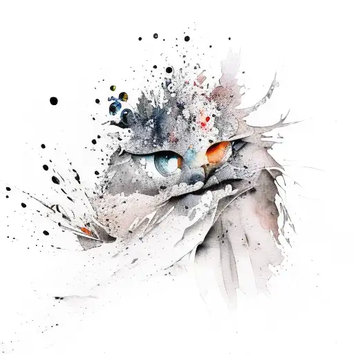 Watercolor Splash Graffiti