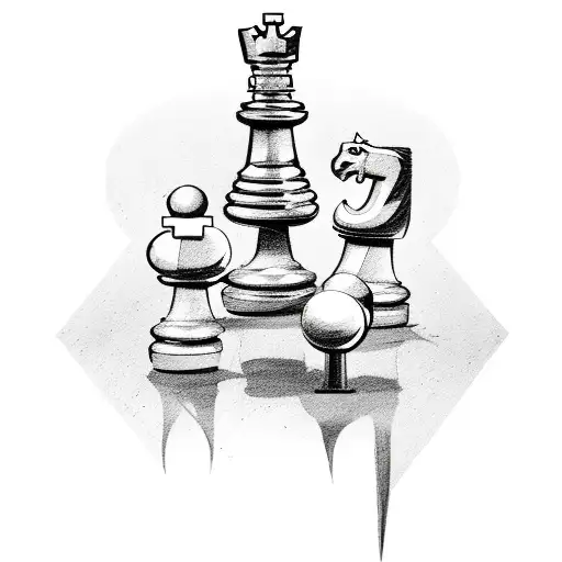Chess King Piece With A Puzzle Piece