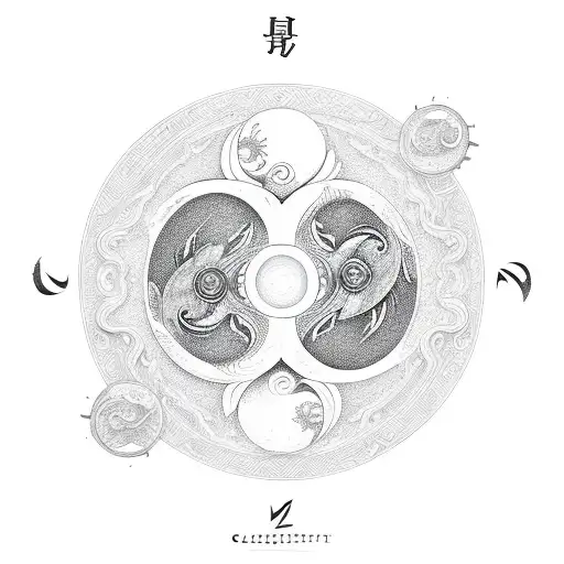 Capricorn And Yin Yang