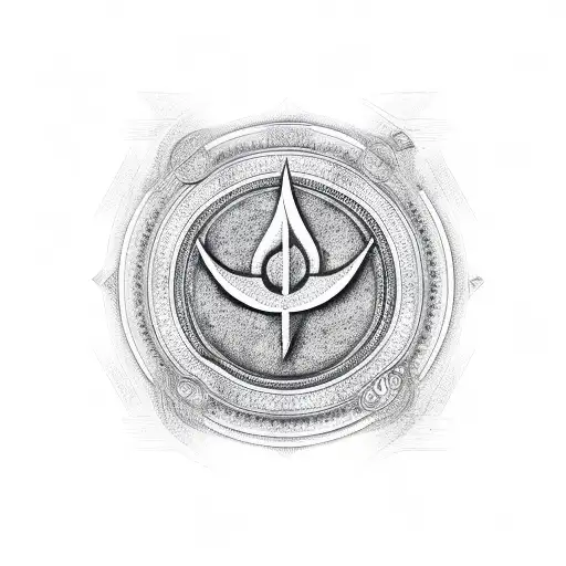 Camera Symbol With Trishul