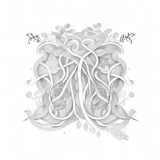 Qoute On Scroll With Vines