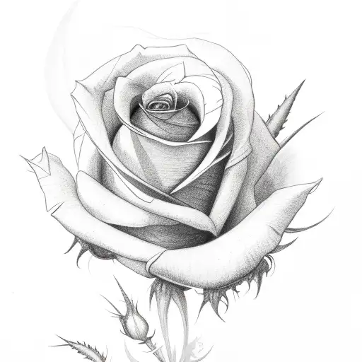 Rose And Thistle Entwined