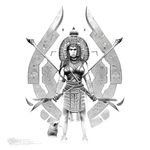 Female Warrior Aztec