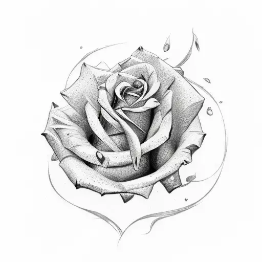 20Cm High And 50Cm Lenght Rose