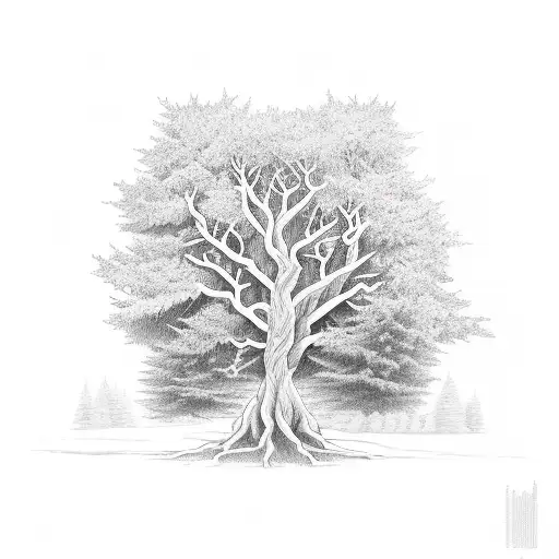 Tree And Cross Sleeve