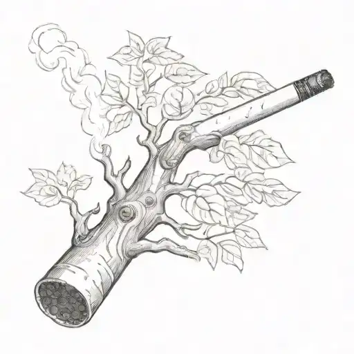 A Cigarette And A Tree