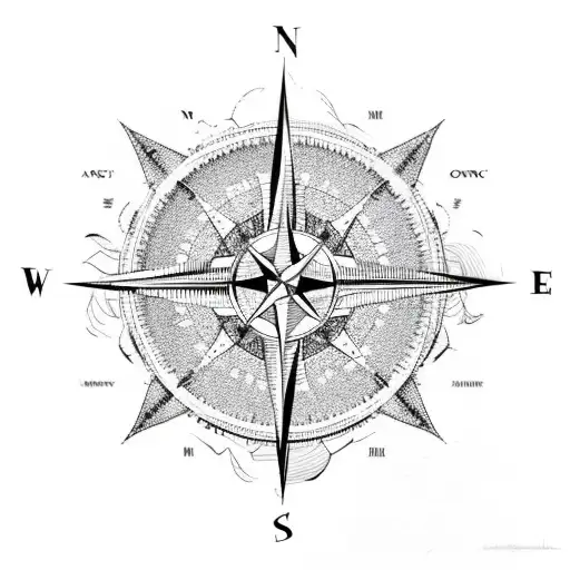 Compass Surf Snow Sky Mountains