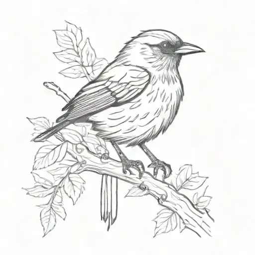 Raven Robin Wren