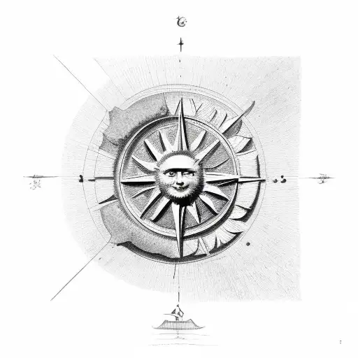 Anceint Stone Sun Dial